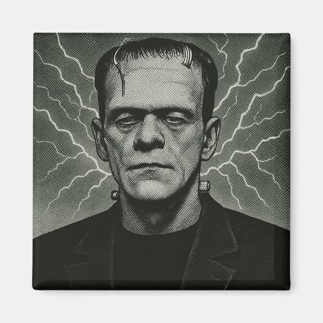 Íman Frankenstein Electricity Art (Frente)