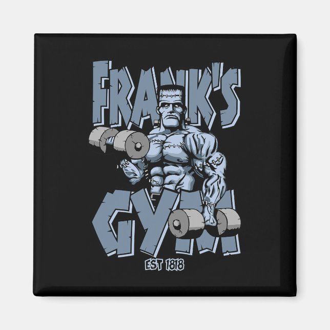Íman Frankenstein Gym Funny Bodybuilding Malhação Worko (Frente)