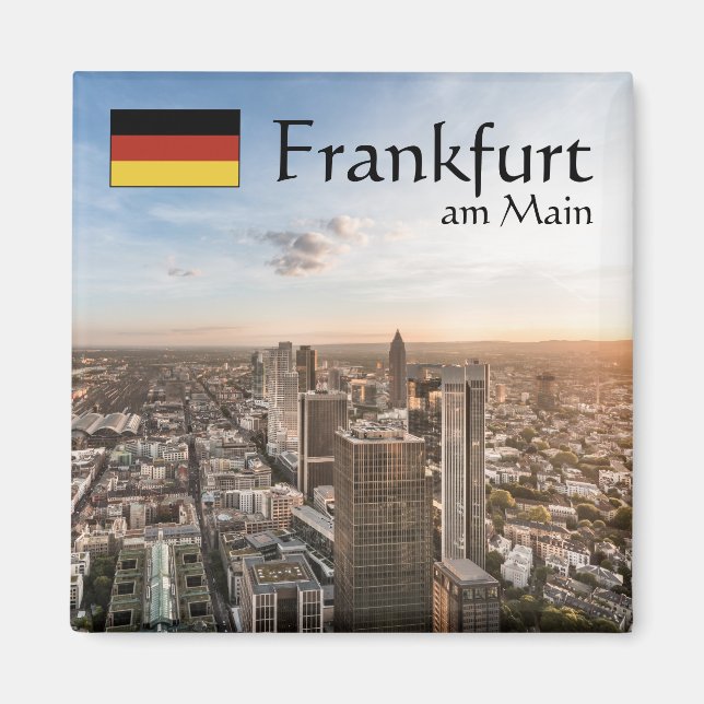 Íman Frankfurt Alemanha Souvenir (Frente)