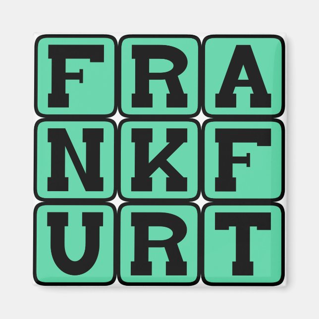 Íman Frankfurt, Cidade da Alemanha (Frente)