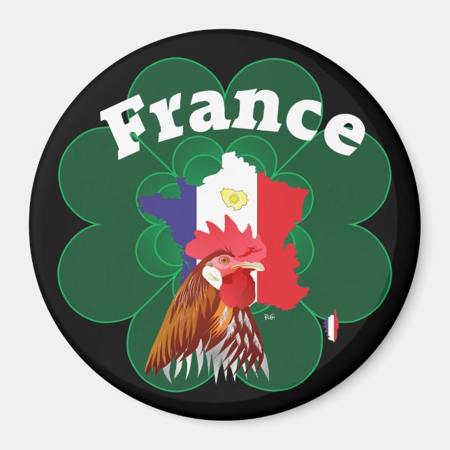 Íman Frankreich França Francia Magnete (Frente)