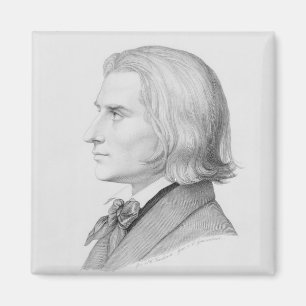 Íman Franz Liszt, gravado por Gonzenbach