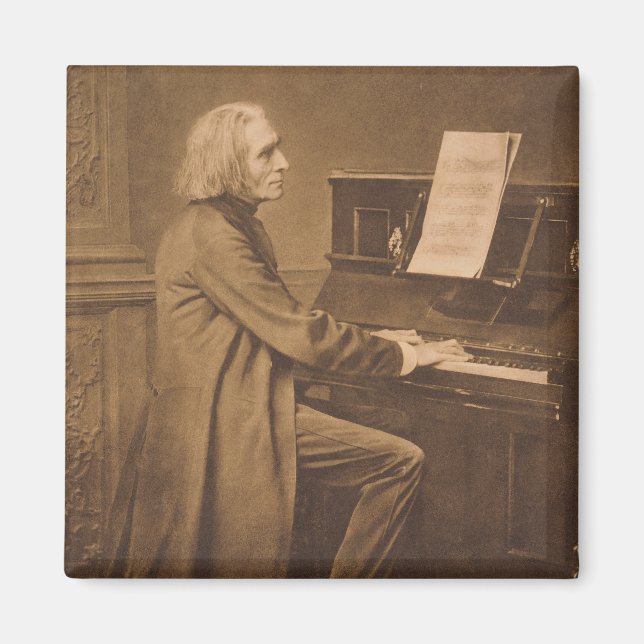 Íman Franz Liszt no Piano (Frente)