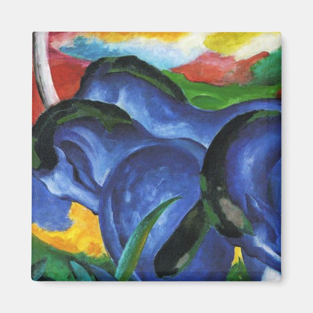 Íman Franz Marc Blue Horses Magnet (Frente)
