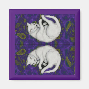 Íman Franz Marc, Gato Branco Dormindo