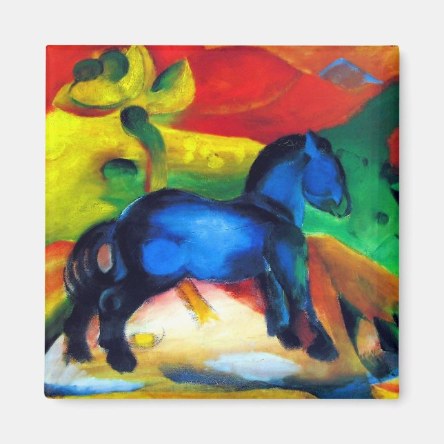 Íman Franz Marc Little Blue Pony (Frente)