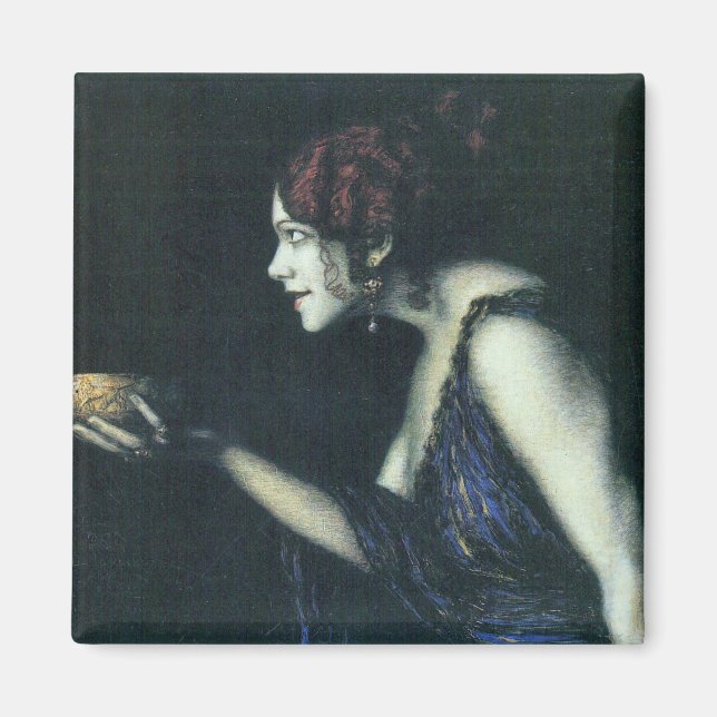 Íman Franz von Stuck - Tilla Durieux como Circe (Frente)