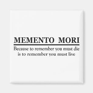 Íman Frase em Latim - Memento Mori