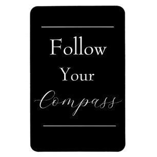 Íman Frase "Siga seu Compass"