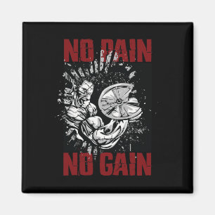 Íman Frases de musculação e camisetas de ginásio para h
