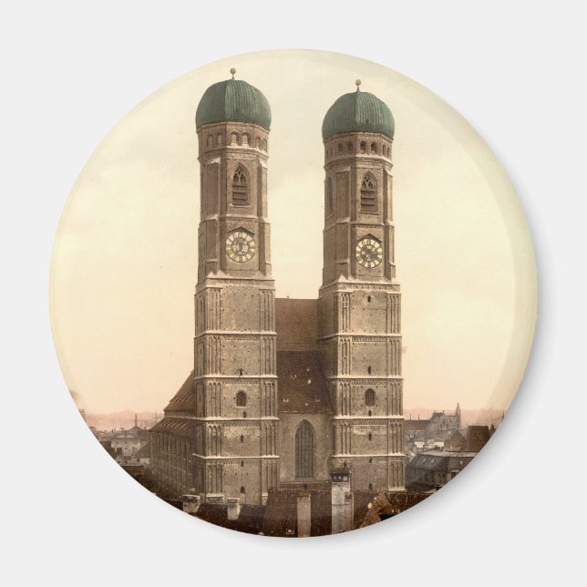 Íman Frauenkirche, Munique, Baviera, Alemanha (Frente)