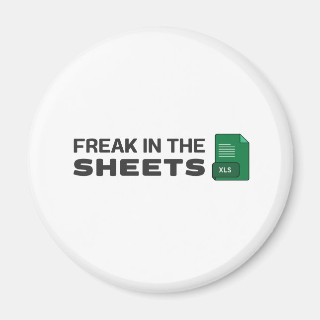 Íman Freak nos lençóis (Frente)