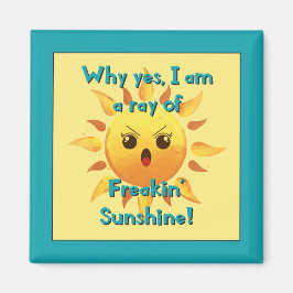 Íman Freakin Sunshine Magnet