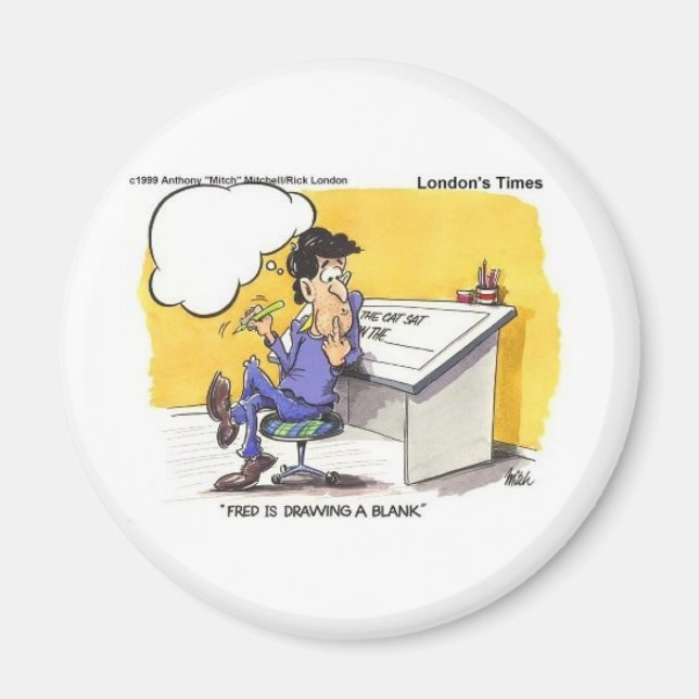 Íman Fred Desenhar Um Vazio Engraçado De Presentes De C (Frente)