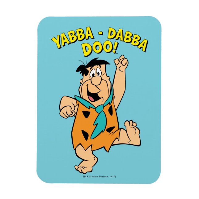 Íman Fred Flintstone Yabba-Dabba Doo! (Vertical)
