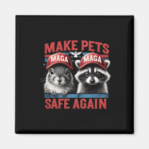 Íman Fred O Raccoon P Nut O Esquilo Torna Os Animais Se