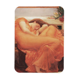Íman Frederic Lord Leighton Flaming June Square Art