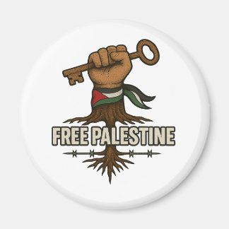 Íman Free Palestine Button – Power & Solidarity