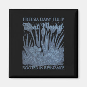 Íman Freesia Daisy Tulipa Enraizada Em Resistência Suti