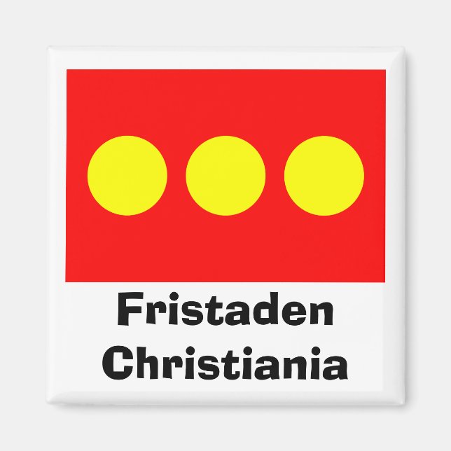 Íman Freetown Christiania Flag (Frente)