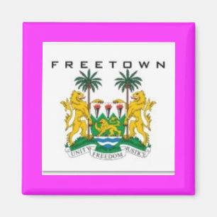 ÍMAN FREETOWN, MAPA (DO SIERRA LEONE), T-SHIRT E ETC.
