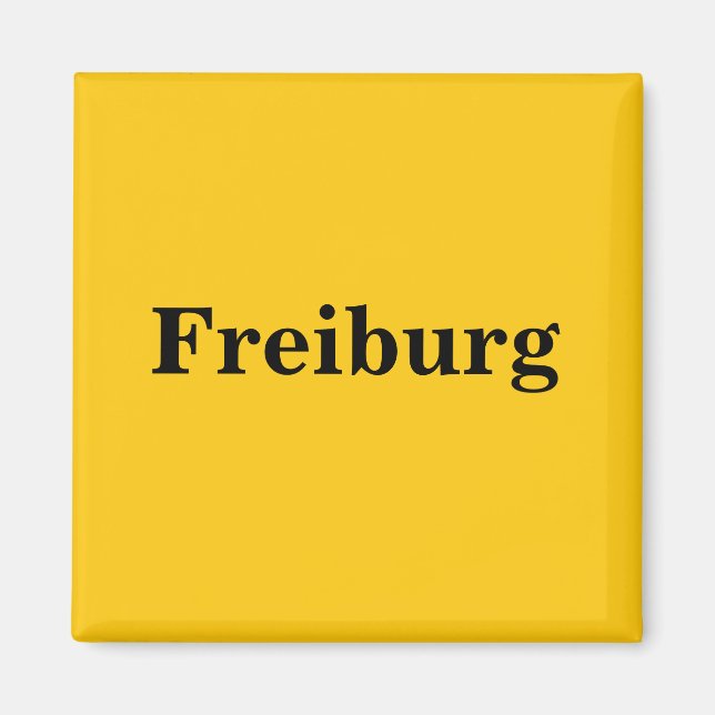 Íman Freiburg Magnet Schild Dourada Gleb (Frente)
