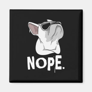 Íman Frenchie Bulldog Francês Branco 