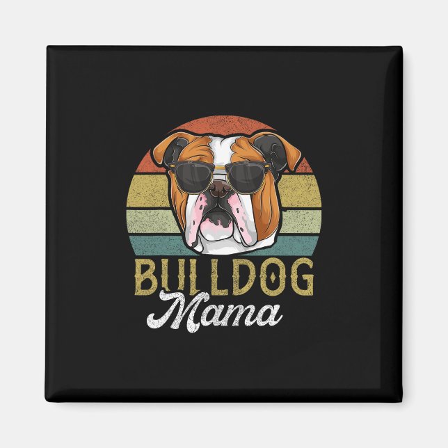 Íman Frenchie Bulldog Mama Dog Mãe (Frente)