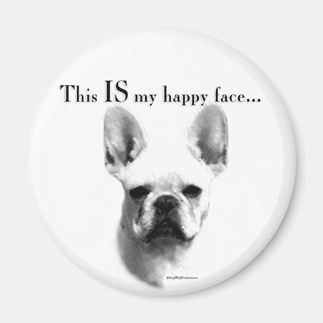 Íman Frenchie Happy Face (Frente)