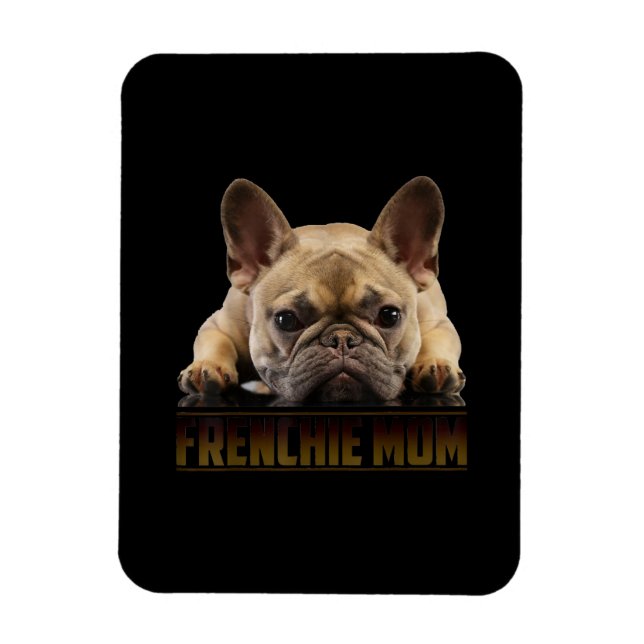 Íman frenchie mãe | presente de mãe de buldogue francês (Vertical)