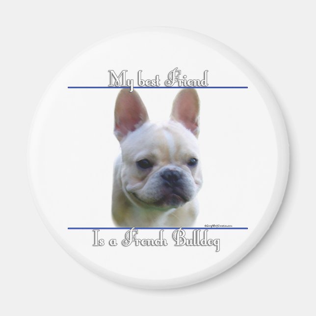 Íman Frenchie Melhor Amigo 2 - Magnet (Frente)