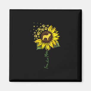 Íman Frenchie Sunflower Mãe Bulldog Francês Gift