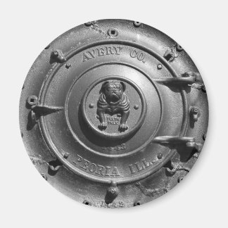 Íman Frente do Trator Vintage Steam.