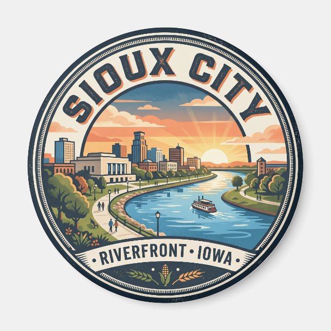 Íman Frente Marítima de Sioux City EUA (Frente)