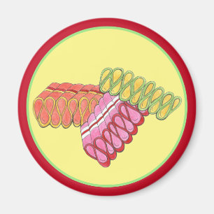 Íman Fresco de Natal Fashiado Fresco Docinho de Fita