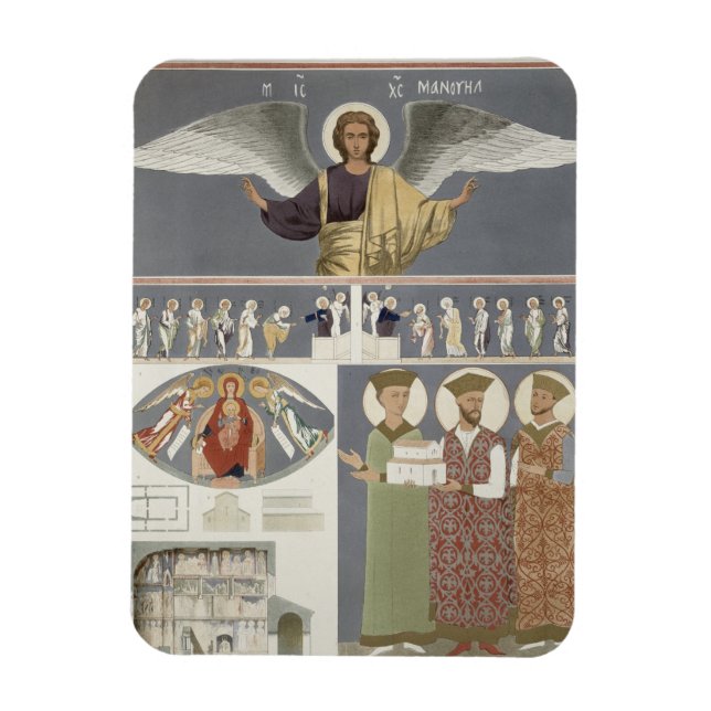 Íman Frescos da Igreja Ortodoxa de Nekrsi perto (Vertical)
