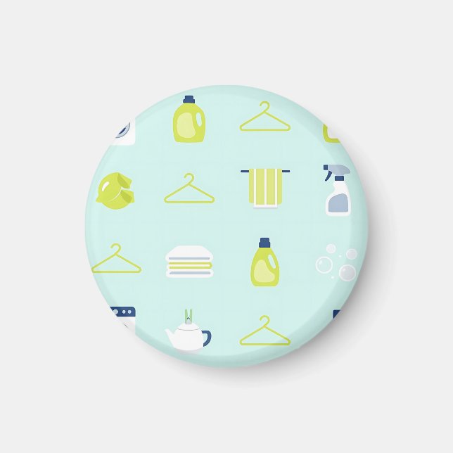 Íman Fresh Laundry Day Pattern (Frente)