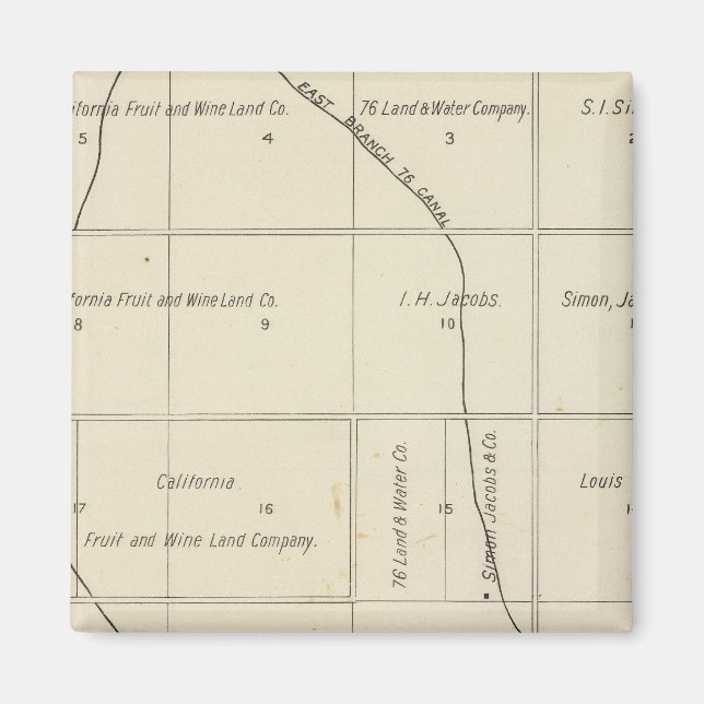 Íman Fresno County, Califórnia 23 (Frente)