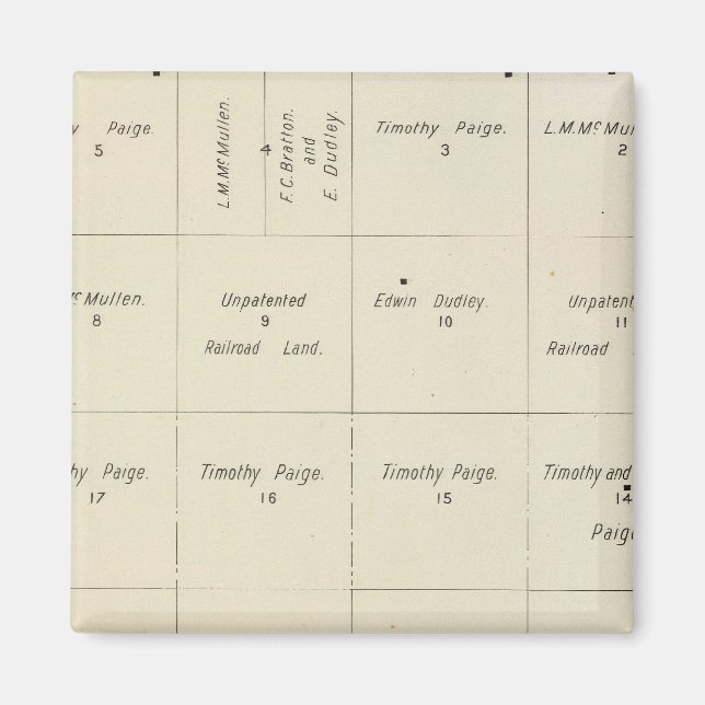 Íman Fresno County, Califórnia 4 (Frente)