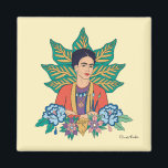Íman Frida Kahlo Colorful Floral Graphic<br><div class="desc">Frida Kahlo de Rivera foi uma Pintor Mexicana lembrada por seus trabalhos intensos e vibrantes. Seu trabalho foi celebrado no México como emblemático da tradição nacional e indígenas, e por feministas por sua representação intransigente da experiência e forma femininas. Visite www.fridakahlo.com para obter mais informações sobre sua vida, suas obras...</div>