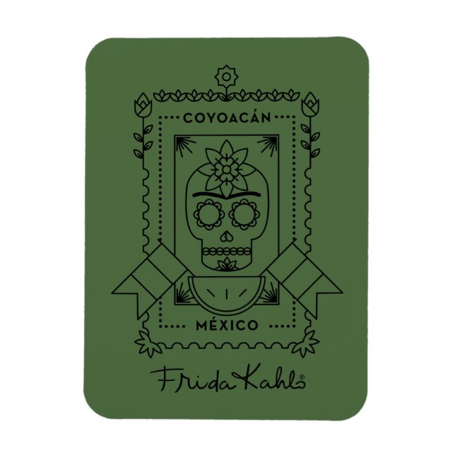 Íman Frida Kahlo | Coyoacá (Vertical)