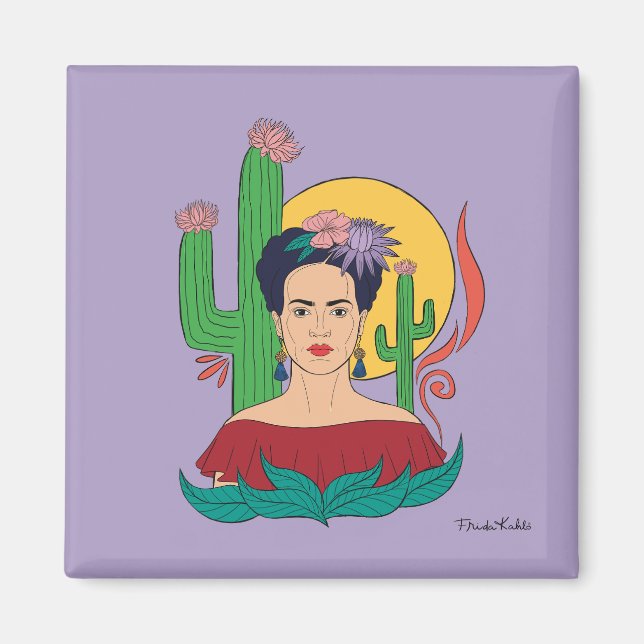 Íman Frida Kahlo Desert Graphic (Frente)