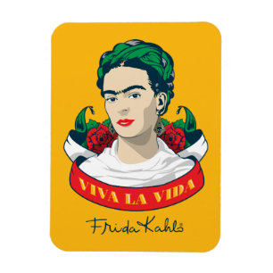Íman Frida Kahlo   Viva la Vida