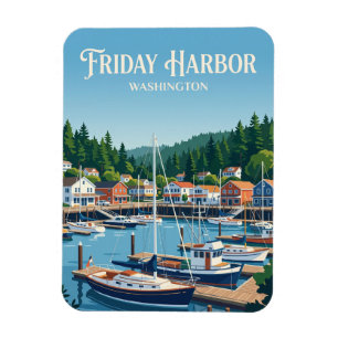 Íman Friday Harbor, Ilha de San Juan EUA
