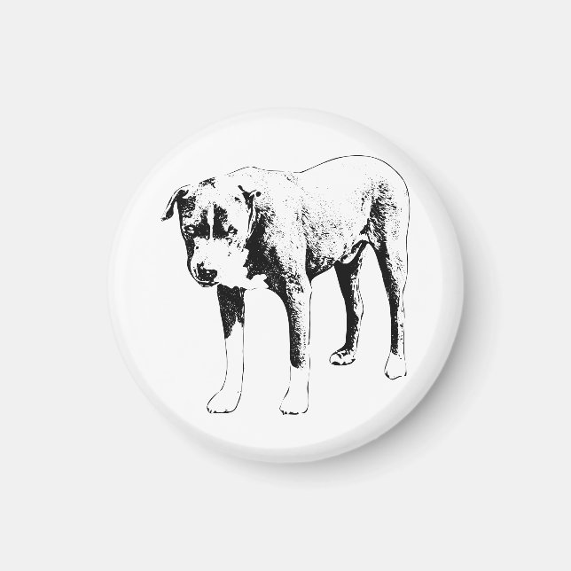 Íman Fridge Friend, Pit Bull Firme (Frente)