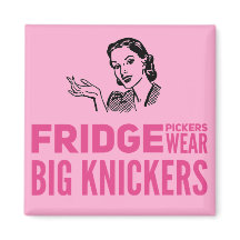 Fridge Pickers veste aspas grandes knickers