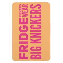 FRIDGE Pickers veste grandes knickers slogan Magne