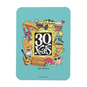 Íman FRIENDS™   30 Anos Gráfico