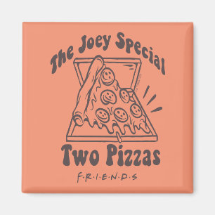 Íman FRIENDS™   Citação de Pizza do Joey