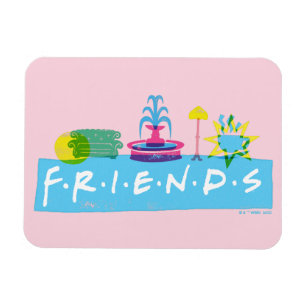 Íman FRIENDS™   Logotipo com Ícones